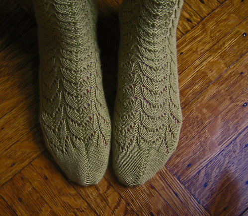 Green Lace Socks 9