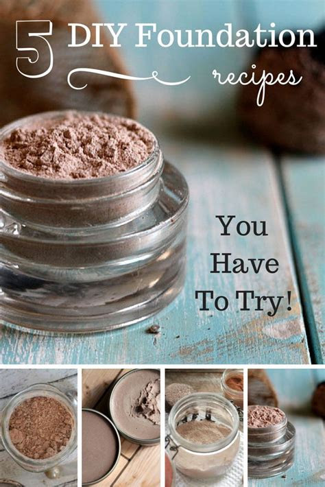 diy foundation recipes     natural beauty