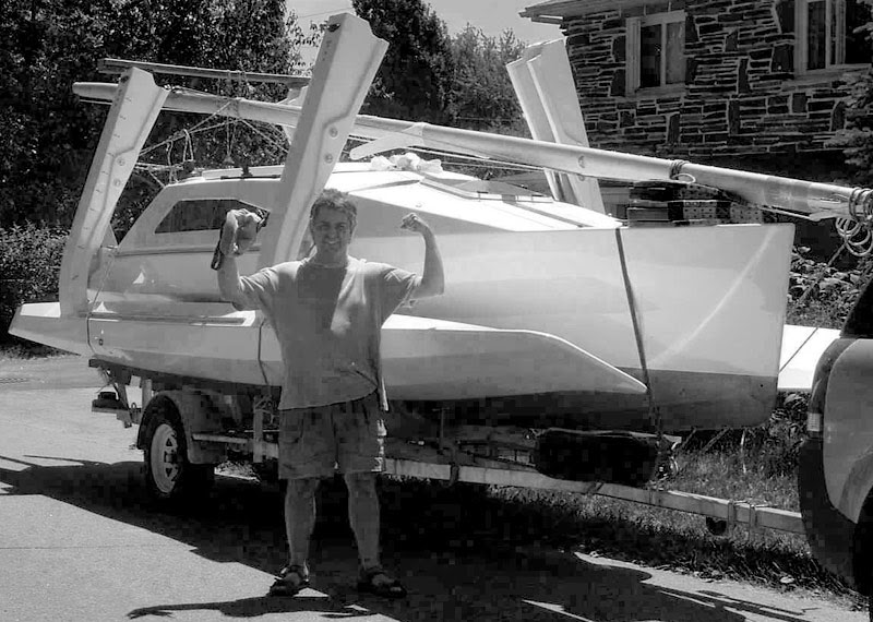 jonny salme: Free Wood trimaran sailboat plans
