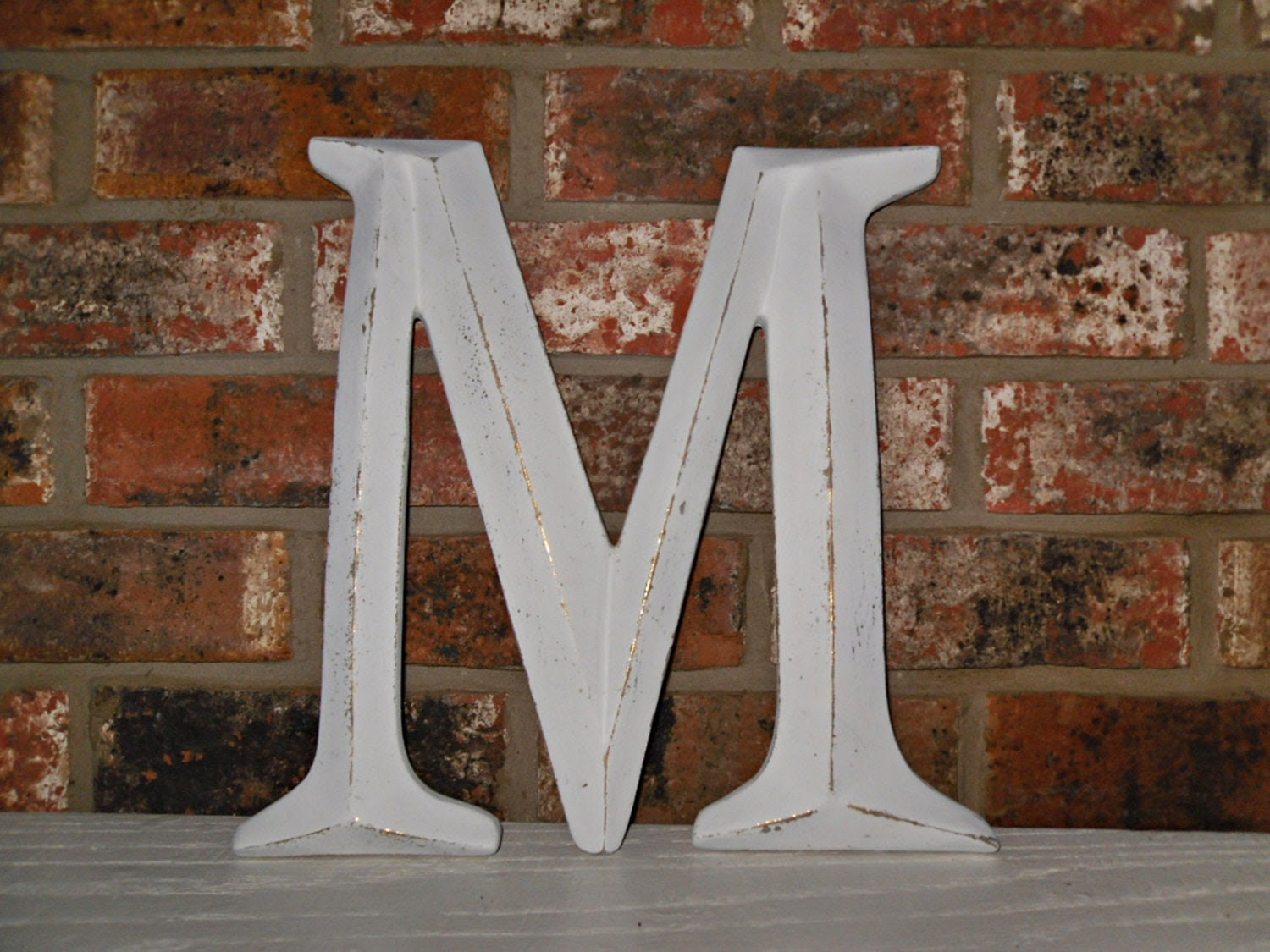 Large Letter M/ Capital Letter M/ Wall Letter / by Theshabbyshak