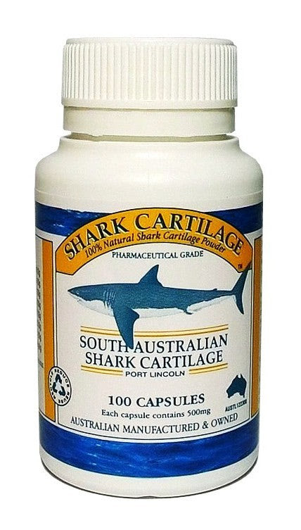 Shark Cartilage 500 mg 100 Capsules - South Australian