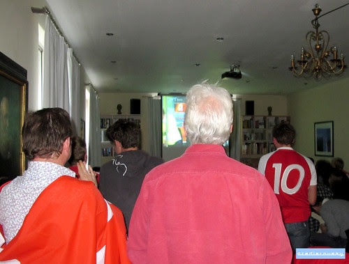 Denmark football fans, London