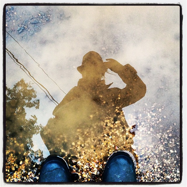 Puddles.