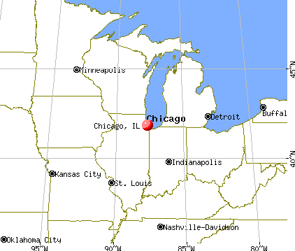 Map Of Chicago Ill Chicago, Illinois (IL) profile: population, maps, real estate 