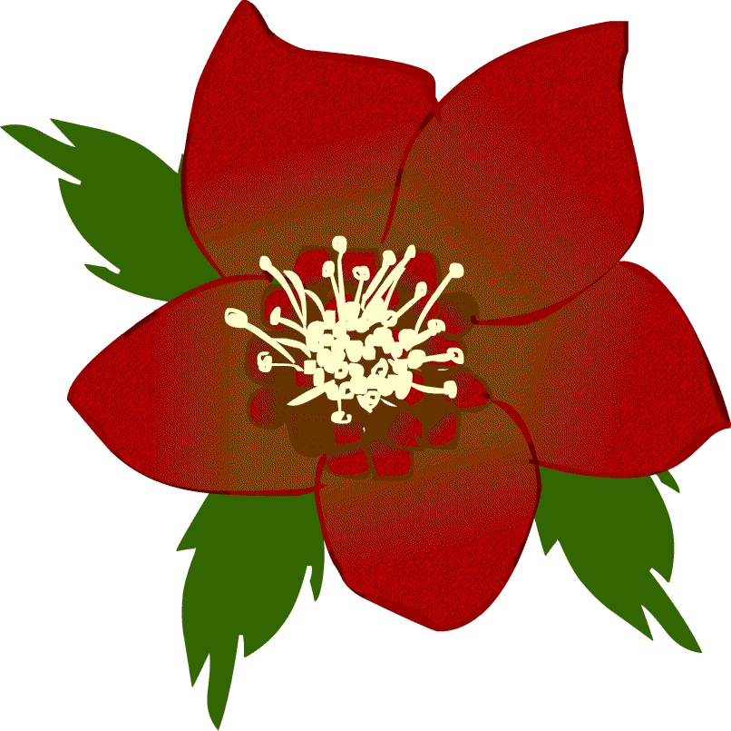 冬景色 冬の花 イラスト 雪景色 無料