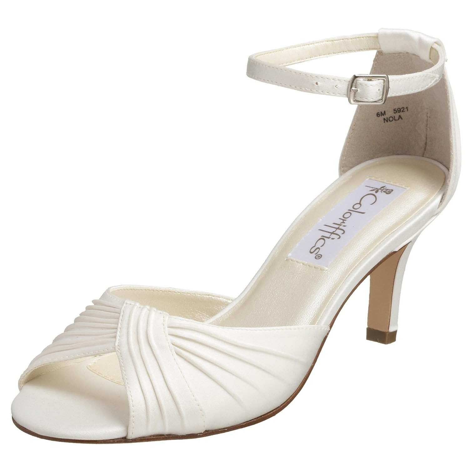 Ivory Wedding Sandals, Dress Sandals: Coloriffics Women's Nola Sandal