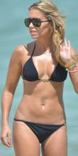 Sylvie Meis Hot Bikini Candids on the Beach in St. Tropez 2014 July 29x UHQ