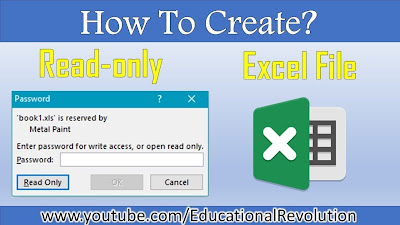 Create A Read Only File In Excel