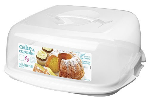 Cheap Sistema Bake It Cake And Cupcake Storer With Reversible Tray