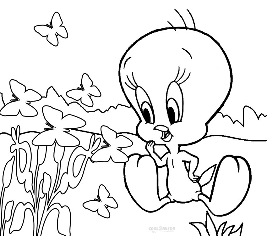 Download Printable Tweety Coloring Pages For Kids | Cool2bKids