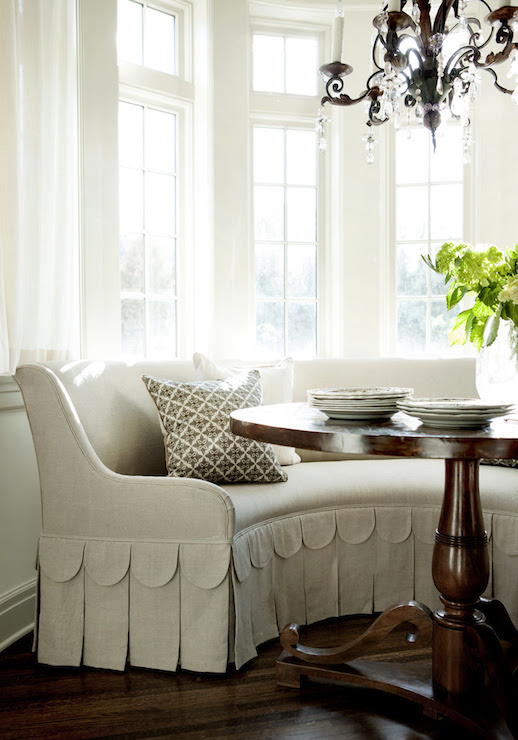 Bay Window Breakfast Nook - Transitional - Dining Room ...