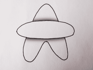 3D a with shape added on top