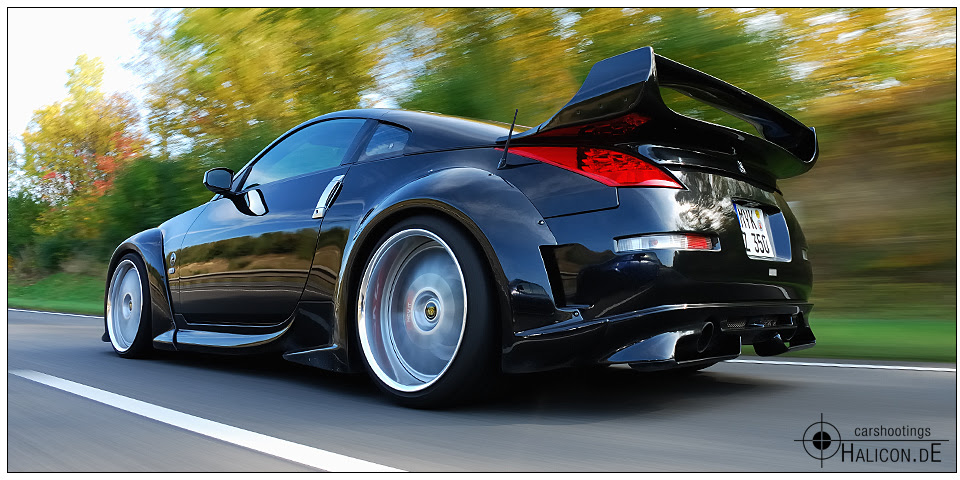 Haliconde Shootingauszug Nissan 350Z Veilside Speedshooting