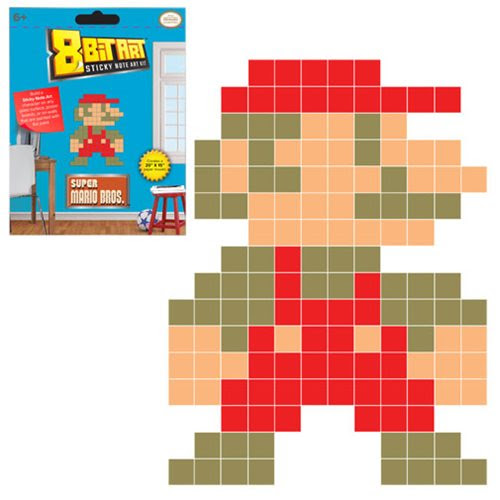 お部屋に大きなドット絵を作って遊べる 8 Bit Art Sticky Note Art Kit が楽しそう そうさめも