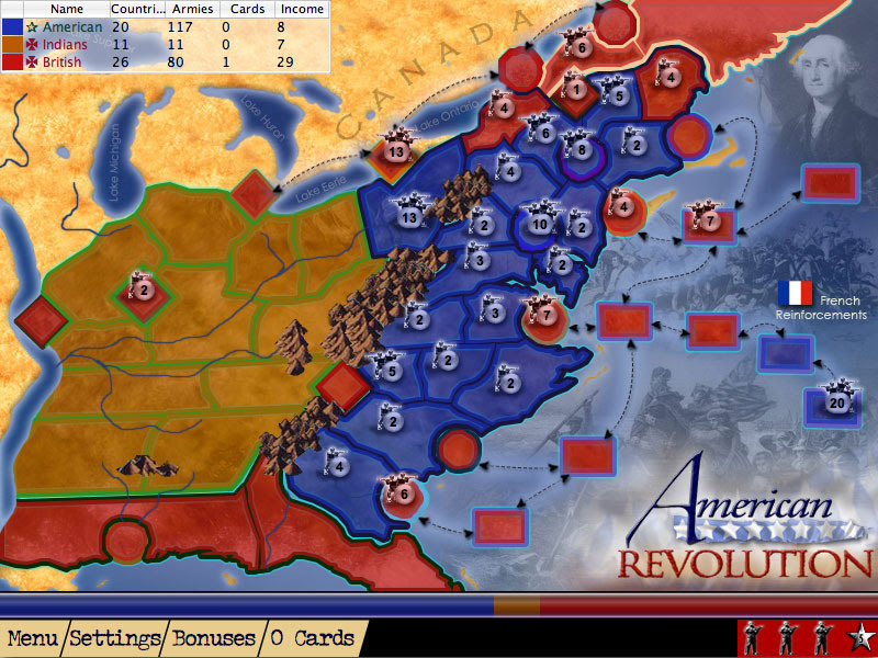 Ahl American Revolution Map
