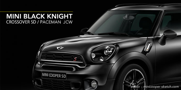 ディーゼルのminiクロスオーバーsdにマットブラックの限定車が登場 Mini Cooper Sketch
