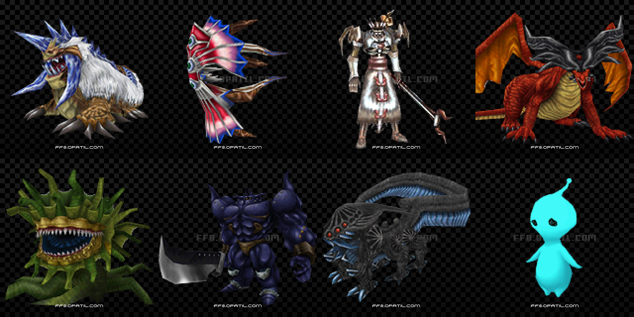 Ff8 敵 モンスター図鑑3 ファイナルファンタジー8 完全攻略 Final Fantasy Viii ゲーム攻略メモ