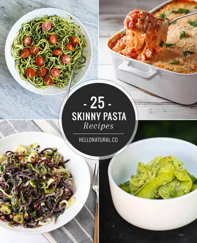 25 Skinny Veggie Pasta Recipes  Hello Glow