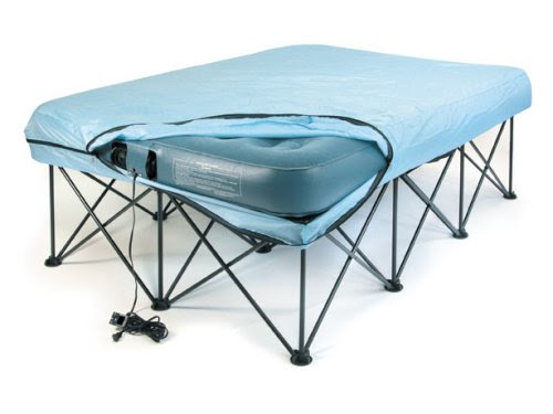 air mattress with pump and frame