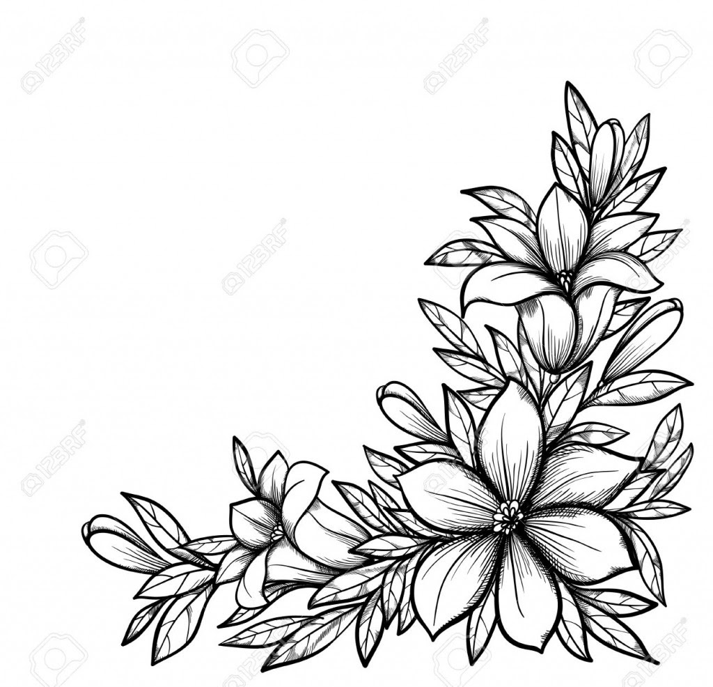 Easy Flowers Drawing Step By Step Free Download Best Easy