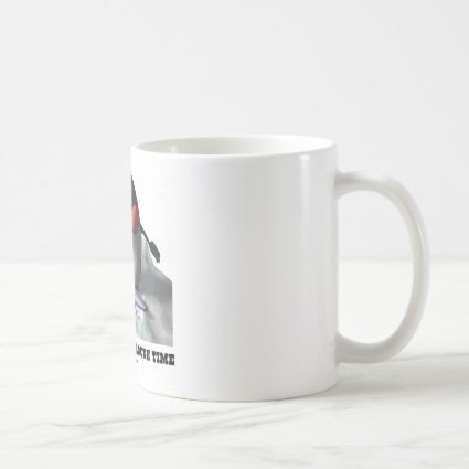 Just Surfin' Through Time (Duke On Surfboard) Classic White Coffee Mug