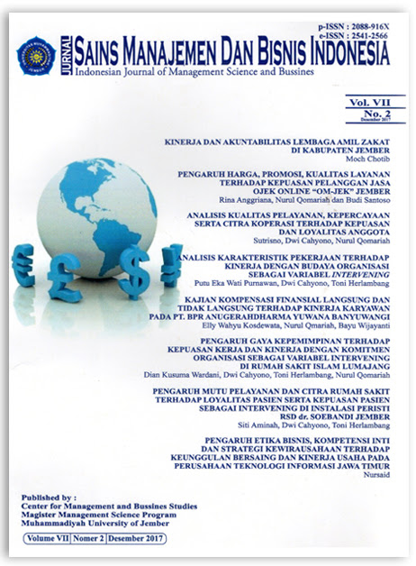 Jurnal Sains Manajemen dan Bisnis Indonesia