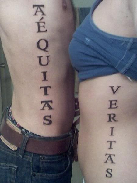 Some more Veritas & Aequitas tatts