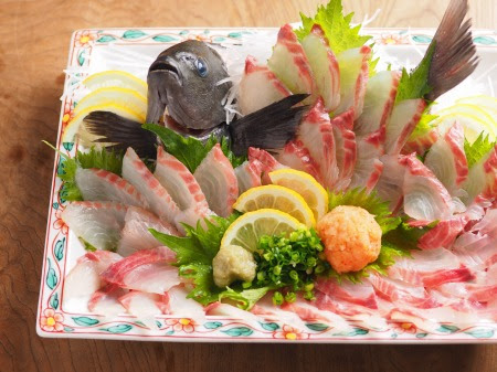 メジナの姿つくり 魚料理と簡単レシピ
