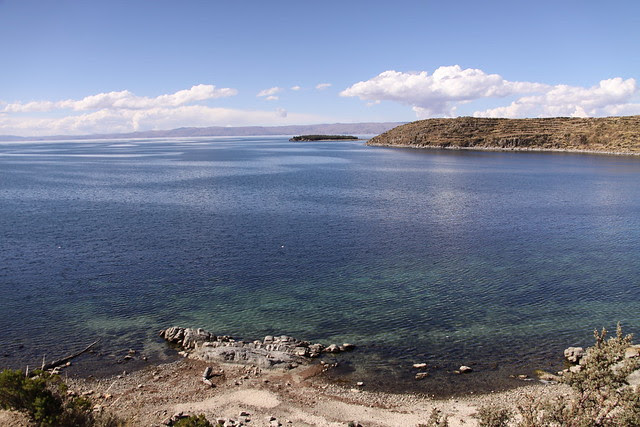 titicaca, lago, bolivia, perù