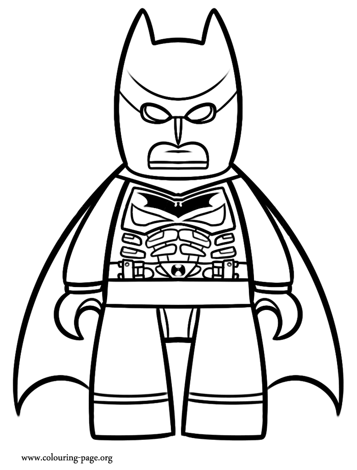 Lego batman coloring pages to download and print for free