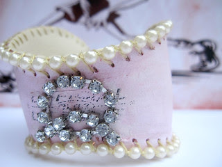 Custom Shabby Pink B-Cuff: Holly! 3