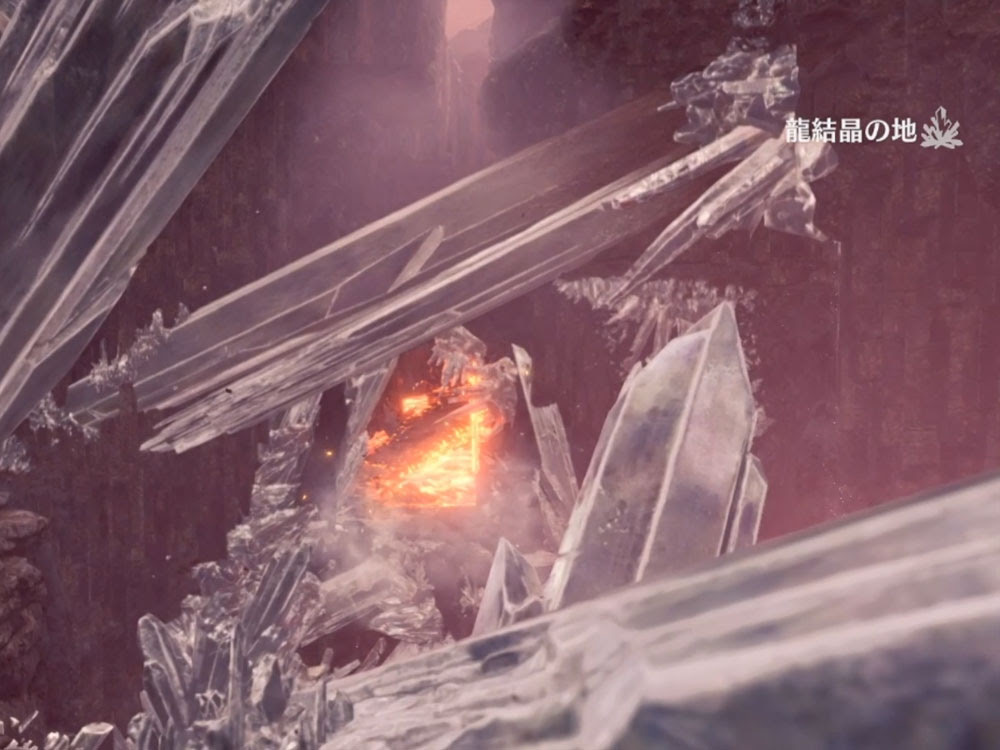 地脈回廊の奥 龍結晶の地 ユニオン鉱石 Mhw