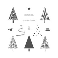 Festival Of Trees Photopolymer Stamp Set
