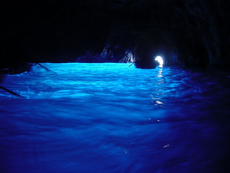 File:Blue Grotto Capri Inside.jpg