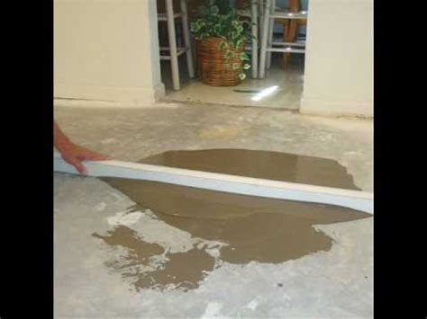 Home house & components rooms basement every ed. Floor Leveling For Hardwood Floors - Concrete - YouTube