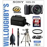 Sony Alpha NEX-5NK Black + Sony SEL 18-55mm f3.5-5.6 Lens + 32GB + Tripod + Sony Bag