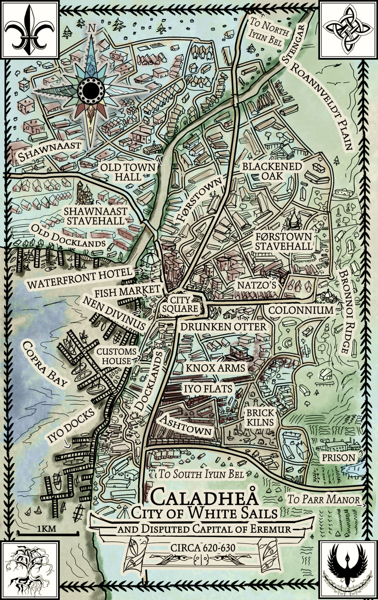 City Of Caladhea Map For Flight Feed The Multiverse Custom