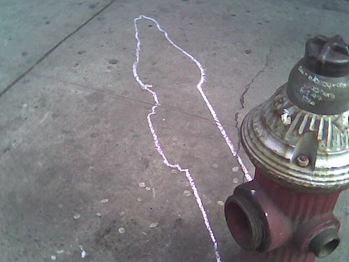 Street Chalk Art on Rivington and Ludlow
