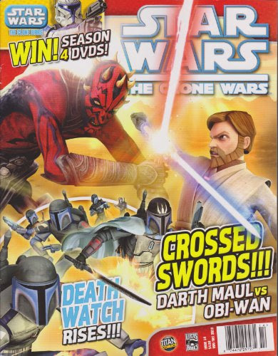 Star Wars The Clone Wars Magazine November/December 2012 (Crossed Swords!!! Darth Maul vs Obi-wan)