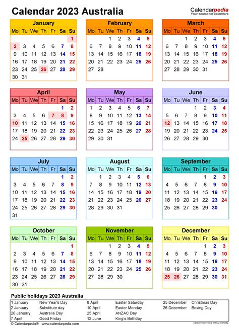  year 2023 calendar victoria calendar 2022 australia calendar 2023