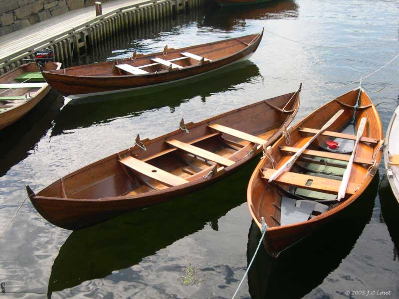 Oselvar - trebåter fra Hordaland - Vikingskip og norske 