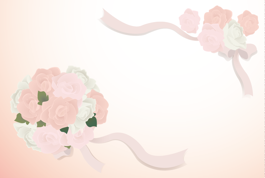 フリーイラスト 結婚式のブーケの飾り枠でアハ体験 Gahag 著作権フリー写真 イラスト素材集