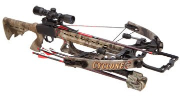 Parker Cyclone Express 175 Crossbow with 3X Illuminated Multi - reticle Scope