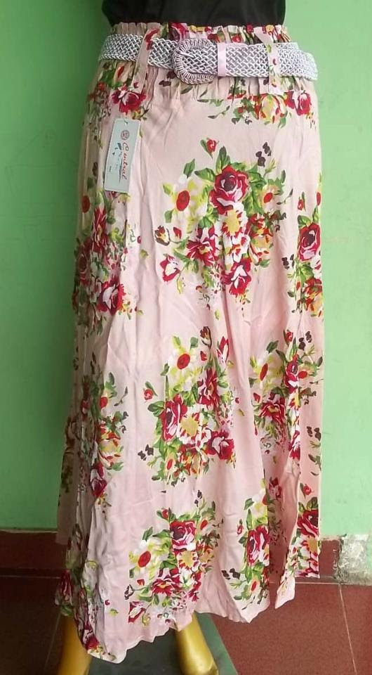Rok Panjang Muslimah Motif FLORAL Toko Margo Rok Panjang Muslimah Motif FLORAL Toko Margo