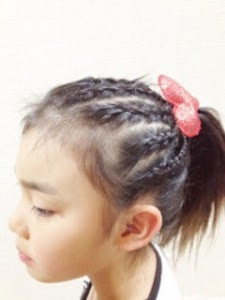 ミディアムヘアの子供向け 夏祭りで着る浴衣におすすめの髪型7選