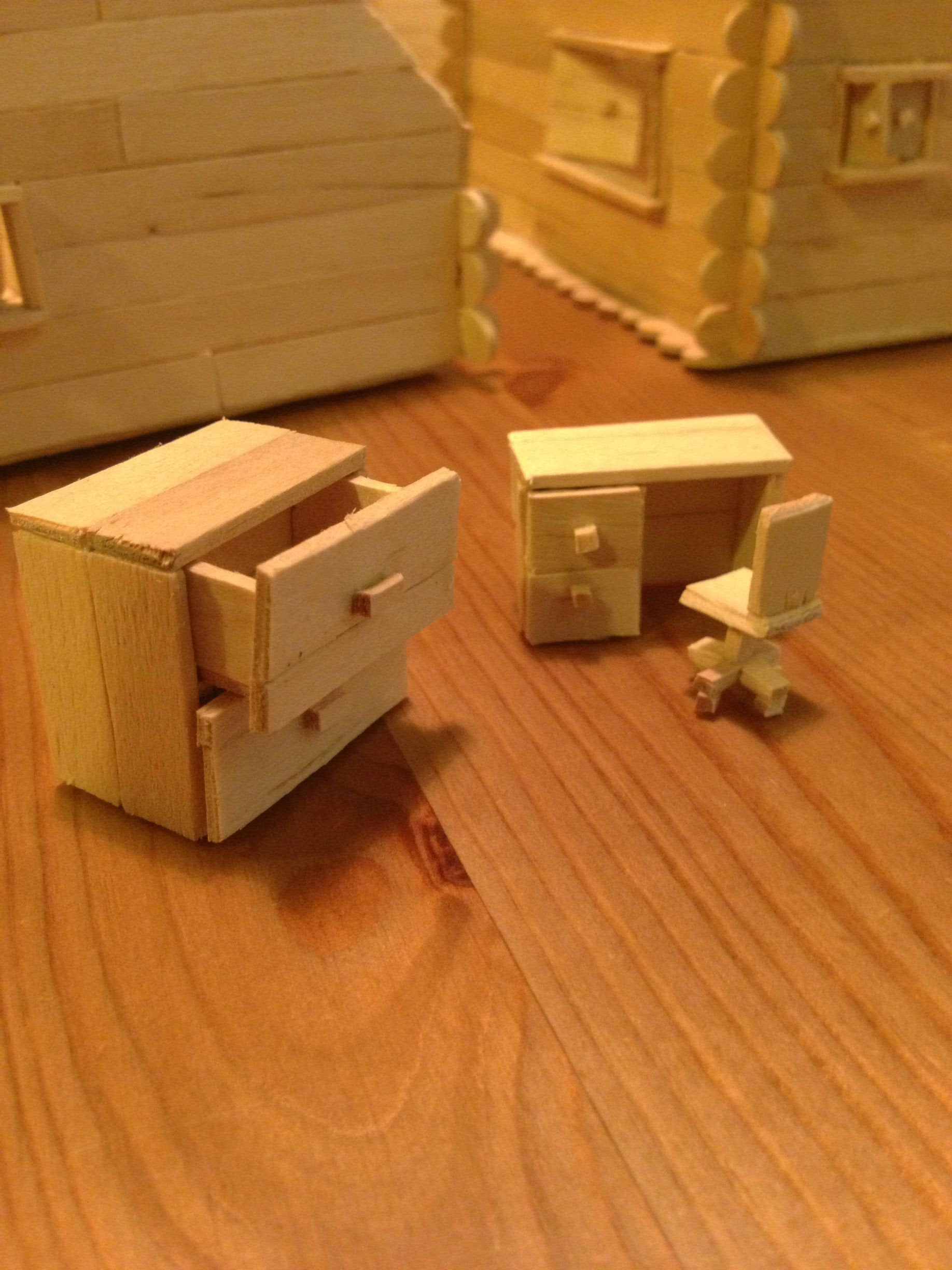 How To Make Doll Furniture Out Of Popsicle Sticks ...