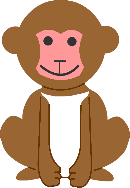 猿 サル イラスト 無料