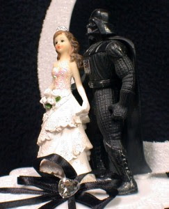 Star War Wedding Cake Topper Darth Vader LOT Glasses Knife Star War Wedding Cake Topper Darth Vader LOT Glasses Knife