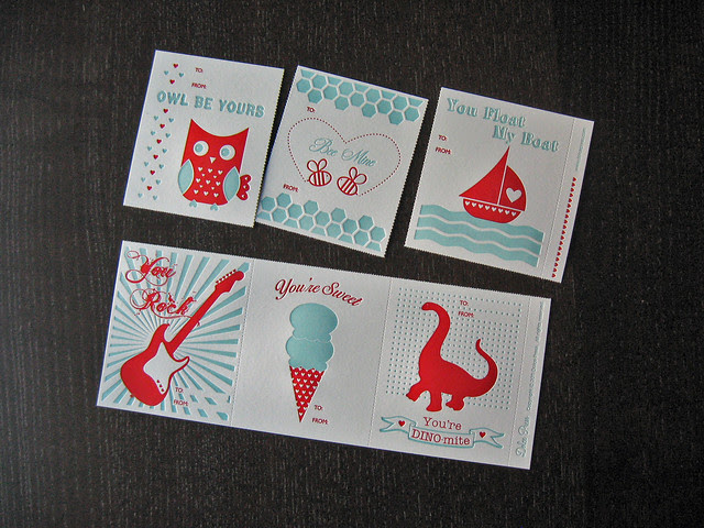 Letterpress Valentine's Day Cards | Our newest creation are ...