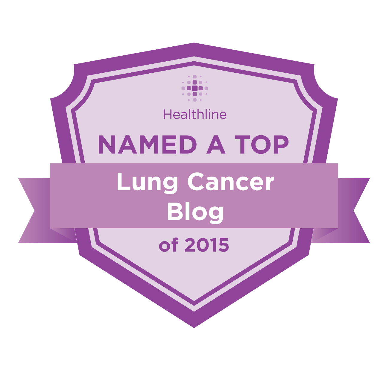 lung cancer best blogs badge